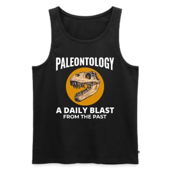 Fossilienjagd Paläontologie Sammler Prähistorisch - Männer Premium Bio Tank Top - Schwarz - Vorne - AI Model Male 178 light (178cm)