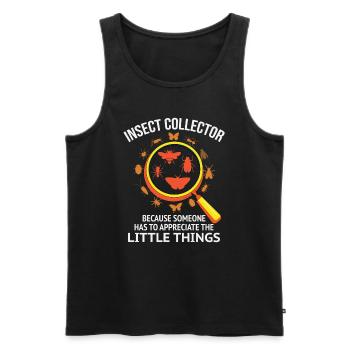 Insect Collector Entomology Entomologist Bug Lover - Men's Premium Organic Tank Top - black - Front - AI Model Male 178 light (178cm)