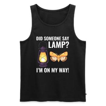 Motte nachtaktives Tier Insektensammler Entomologie - Männer Premium Bio Tank Top - Schwarz - Vorne - AI Model Male 178 light (178cm)