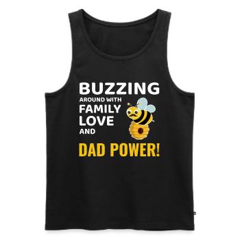 Honeybee Dad Beekeeper Apiculture Insect Collector - Débardeur bio Premium Homme - noir - Devant - Michal (187cm)