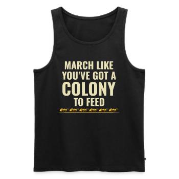 Ant Keeper Ant Lover Entomologist Insect Collector - Men's Premium Organic Tank Top - black - Front - AI Model Male 178 light (178cm)