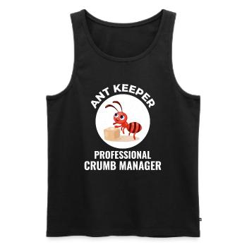 Ant Keeper Ant Lover Entomologist Insect Collector - Men's Premium Organic Tank Top - black - Front - AI Model Male 178 light (178cm)