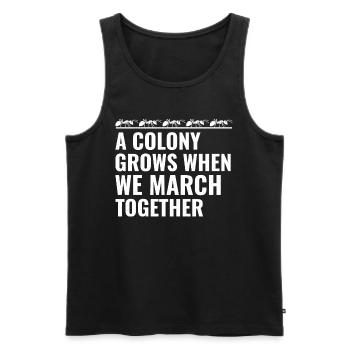 Ant Keeper Ant Lover Entomologist Insect Collector - Men's Premium Organic Tank Top - black - Front - AI Model Male 178 light (178cm)