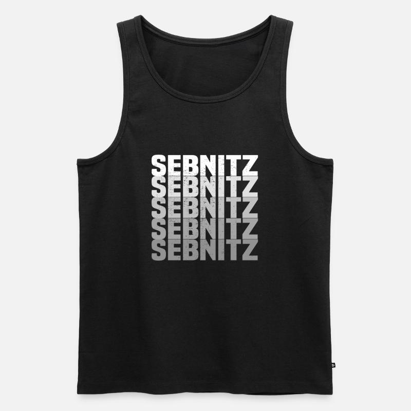 Sebnitz - Männer Premium Bio Tank Top - Schwarz