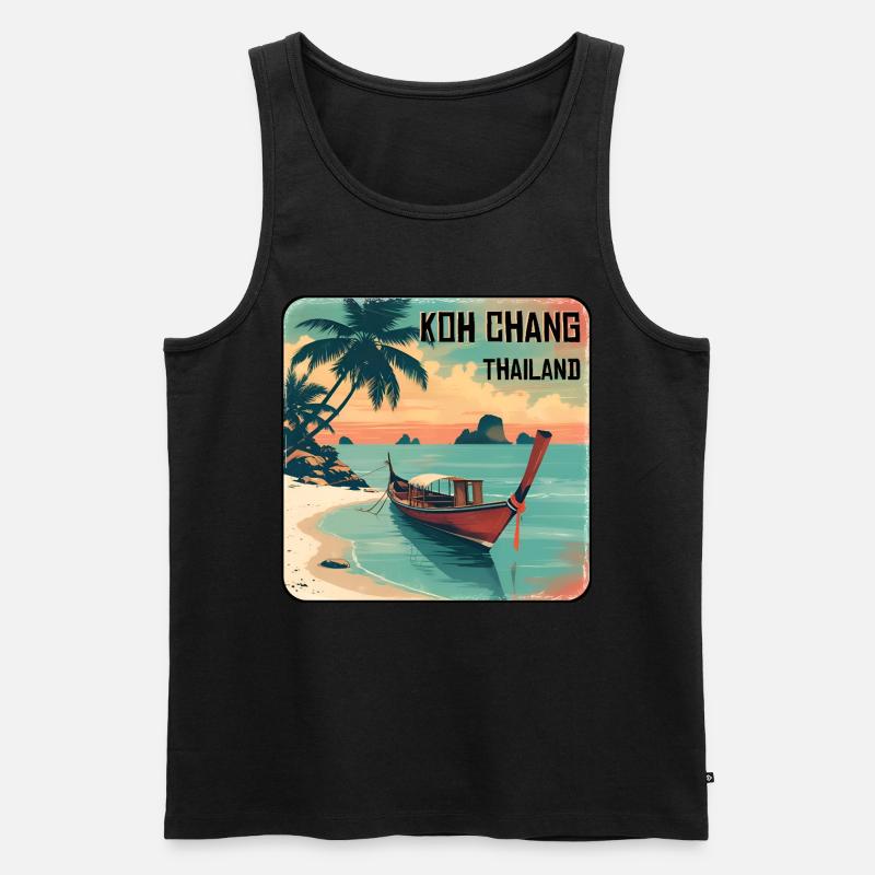 Koh Chang - Débardeur bio Premium Homme - noir