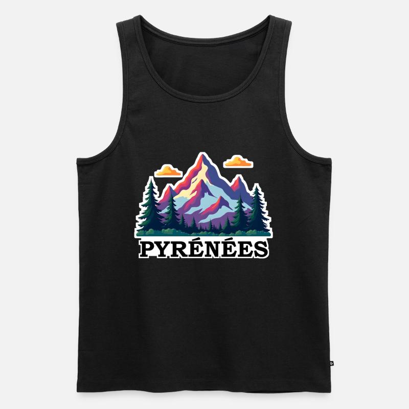 Pyrenaeen Pyrenees - Männer Premium Bio Tank Top - Schwarz