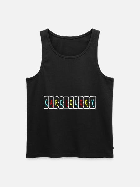 Cardiologist and Cardiologist Gift - Men's Premium Organic Tank Top - black
