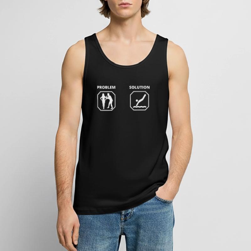 PROBLEM SOLUTION piscine Débardeur bio Premium Homme