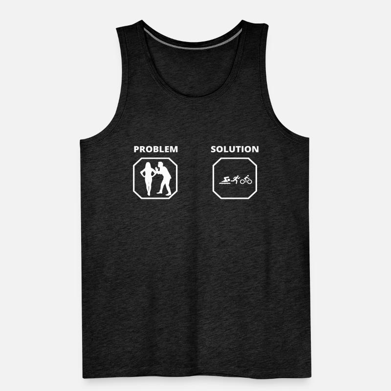 PROBLEM SOLUTION triathlon Débardeur bio Premium Homme