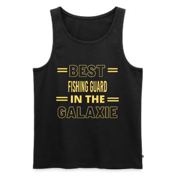 Le meilleur garde de pêche de tous les temps dans la galaxie - Débardeur bio Premium Homme - noir - Devant - Michal (187cm)