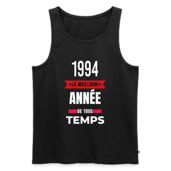 La meilleure année de tous les temps 1994 - Débardeur bio Premium Homme - noir - Devant - Michal (187cm)
