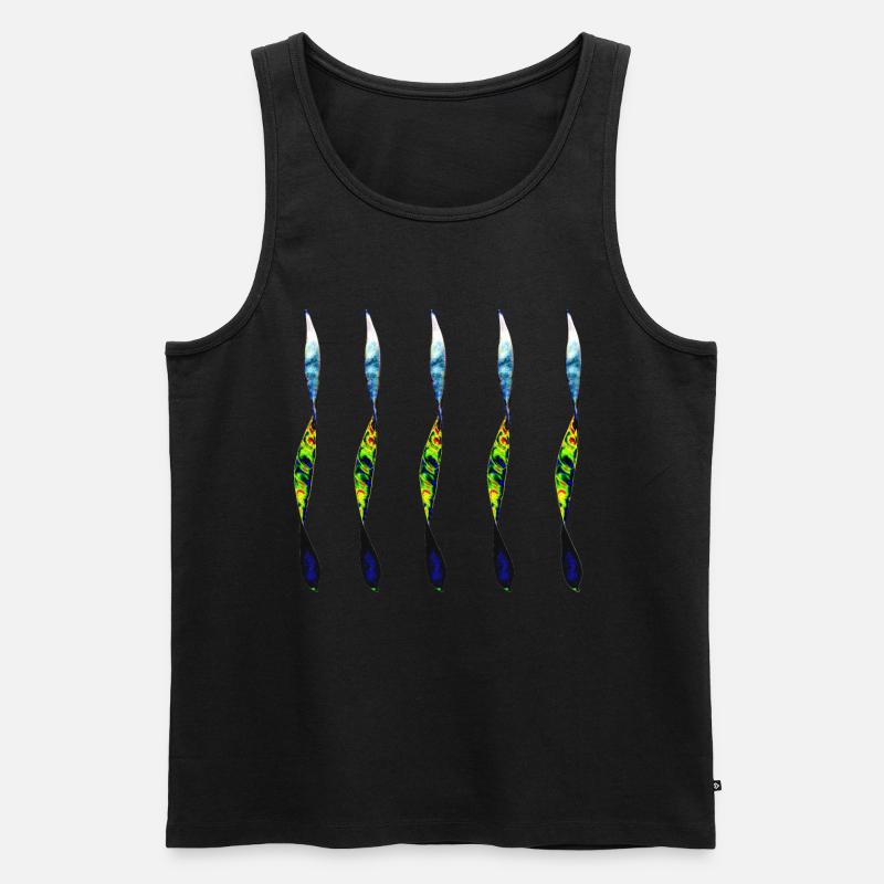 verdrilltes Paar - Männer Premium Bio Tank Top - Schwarz
