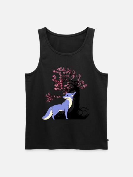 Fuchs Fantasy Waldtier Märchenfigur Kind - Männer Premium Bio Tank Top - Schwarz