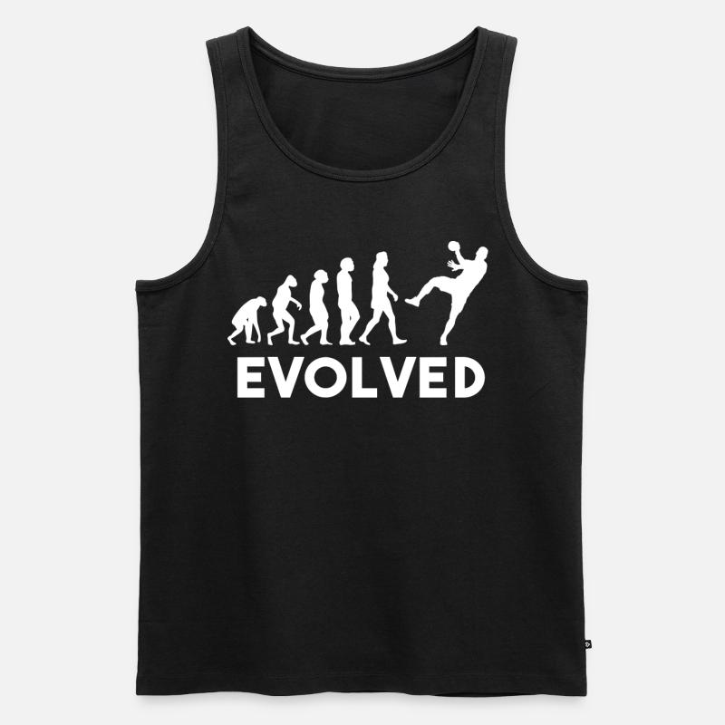 handball evolution - Männer Premium Bio Tank Top - Schwarz