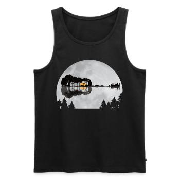 Gitarre Gitarristen Guitar Gitarrenspieler - Männer Premium Bio Tank Top - Schwarz - Vorne - Michal (187cm)