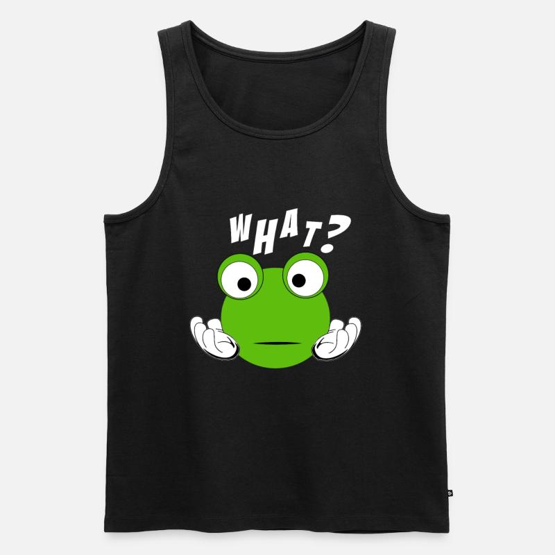 verwirrt Verwirrung Geschenk - Männer Premium Bio Tank Top - Schwarz