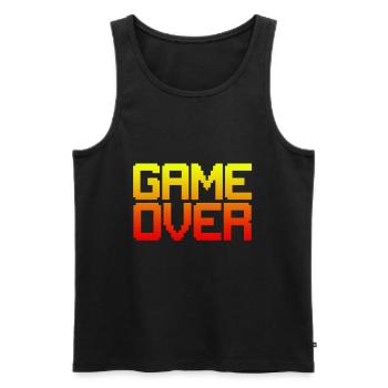 Gaming Gift Gambling Console PC Computer - Men's Premium Organic Tank Top - black - Front - Michal (187cm)