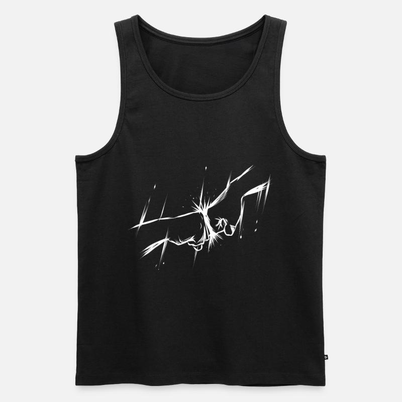 Brofist - Männer Premium Bio Tank Top - Schwarz