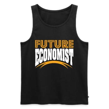 Wirtschaft Student Geschenk BWL VWL - Männer Premium Bio Tank Top - Schwarz - Vorne - AI Model Male 178 light (178cm)