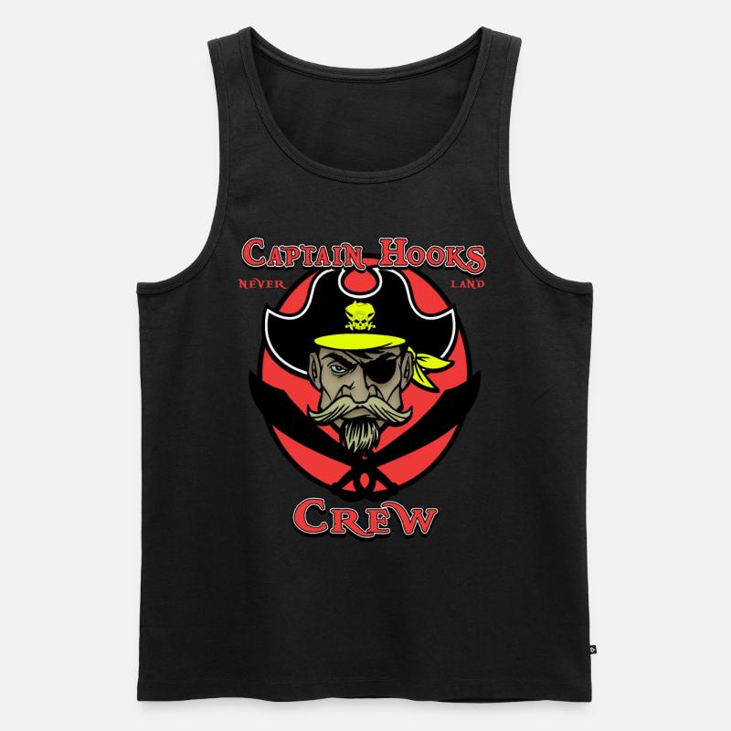 PIRATES Captain Hooks Crew - Männer Premium Bio Tank Top - undefined