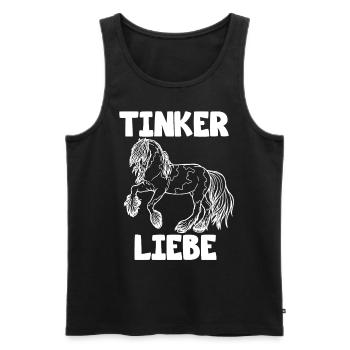 Tinker Liebe - Männer Premium Bio Tank Top - Schwarz - Vorne - Michal (187cm)
