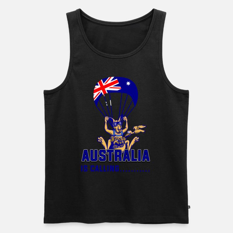 Australia is calling - Männer Premium Bio Tank Top - undefined