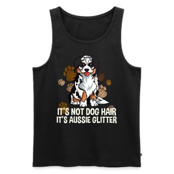Australian Shepherd Geschenk Lustig - Männer Premium Bio Tank Top - Schwarz - Vorne - Michal (187cm)