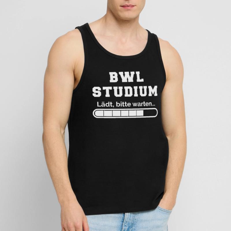 BWL Studium Loading please wait Geschenk Student Männer Premium Bio Tank Top