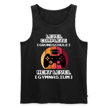 Gymi Enrollment High School 5th Grade Gift - Men's Premium Organic Tank Top - black - Front - AI Model Male 178 light (178cm)