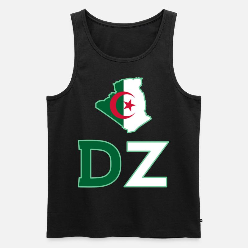 DZ - Männer Premium Bio Tank Top - Schwarz