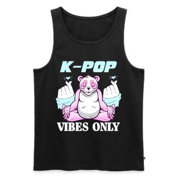Kpop Gift K-pop Korean Korean Pop - Men's Premium Organic Tank Top - black - Front - Michal (187cm)