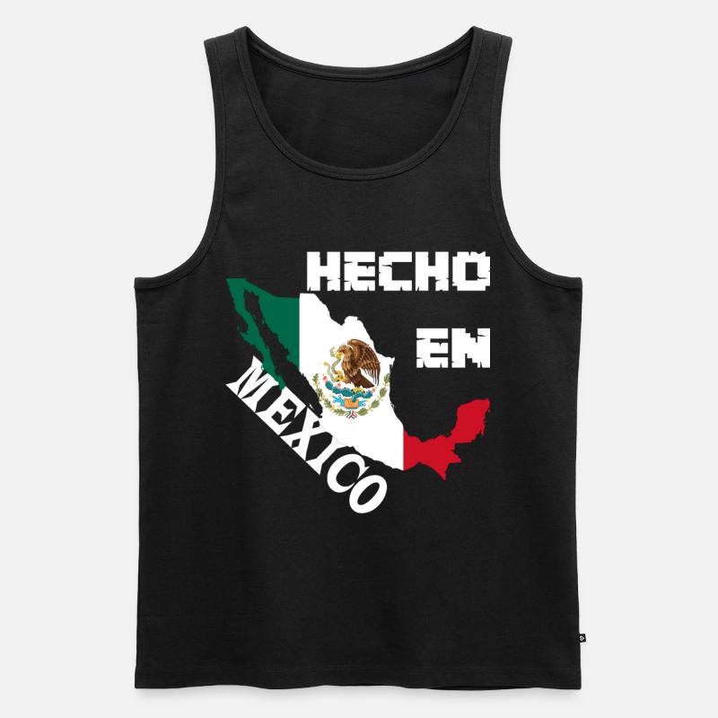 Hecho En Mexico Eagle mexicain - Débardeur bio Premium Homme - noir