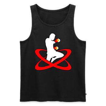 Ezidi Boxen Ezidxan Flagge Boxhabdschuhe - Männer Premium Bio Tank Top - Schwarz - Vorne - AI Model Male 178 light (178cm)