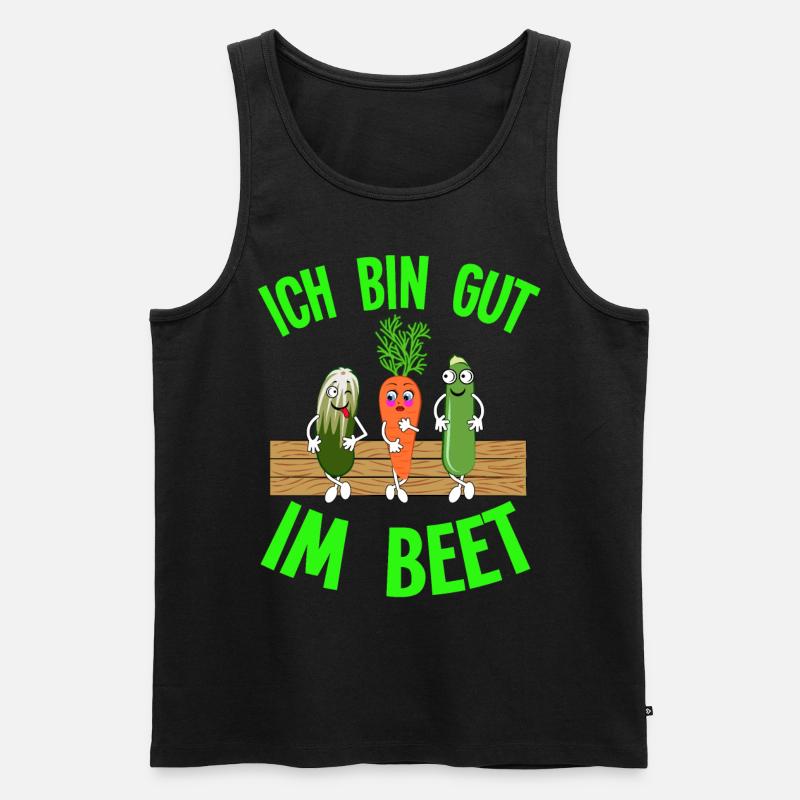 Landschaftsgärtner Gärtnern Gartenarbeit Statement - Männer Premium Bio Tank Top - Schwarz