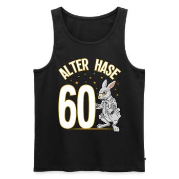 60 Geburtstag Geschenke lustig 60. Geburtstag Mann - Männer Premium Bio Tank Top - Schwarz - Vorne - AI Model Male 178 light (178cm)