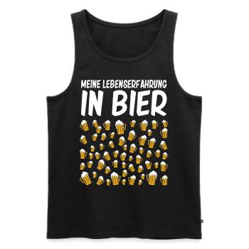 60.Ehrentag 60. Jubiläum Club der alten Säcke 60 - Männer Premium Bio Tank Top - Schwarz - Vorne - Michal (187cm)