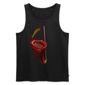 Nepenthes jamban - Men's Premium Organic Tank Top - black - Front - AI Model Male 178 light (178cm)