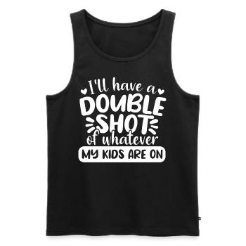 Mom Mom Mom Mother's Day - Men's Premium Organic Tank Top - black - Front - AI Model Male 178 light (178cm)