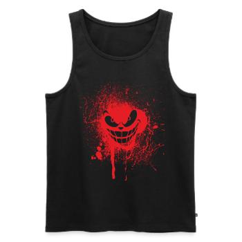 Joker Blood Design - Débardeur bio Premium Homme - noir - Devant - AI Model Male 178 light (178cm)
