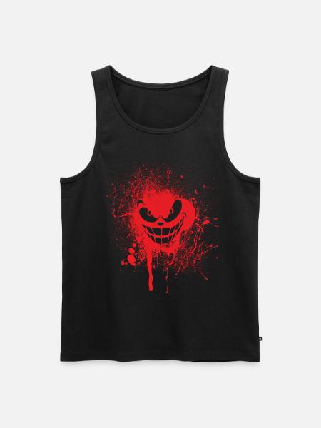 Joker Blood Design - Men's Premium Organic Tank Top - black