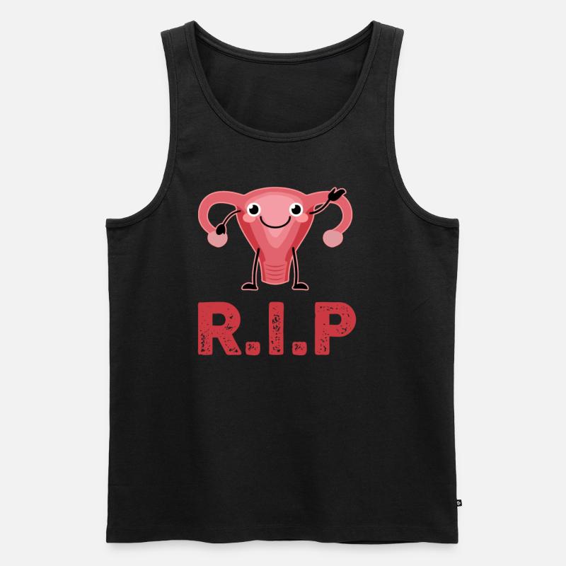 R.i.p. Gebärmutterentfernung Operation - Männer Premium Bio Tank Top - Schwarz