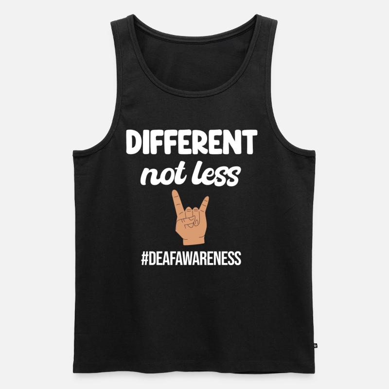 Different, no less fun - Men's Premium Organic Tank Top - black