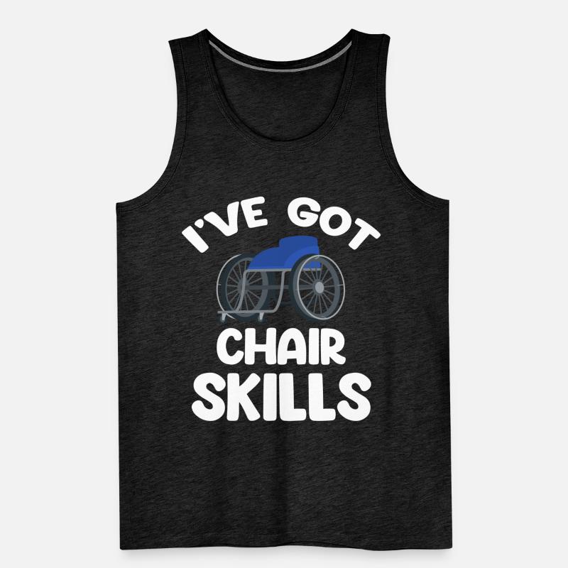 Ich Habe Stuhlfähigkeiten Lustig Paralympischer Männer Premium Bio Tank Top