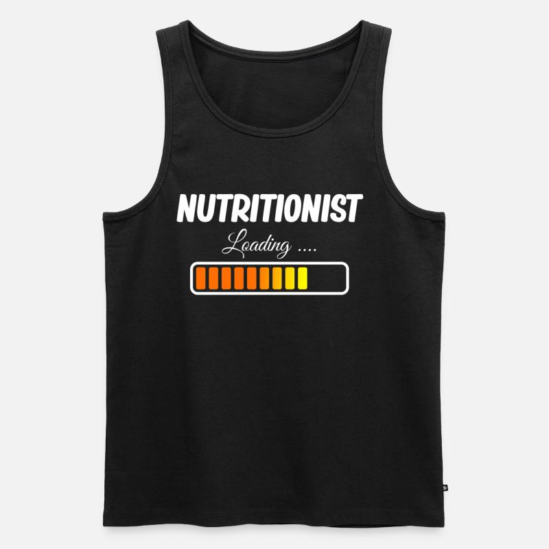 Dietitian Loading Future - Men's Premium Organic Tank Top - black