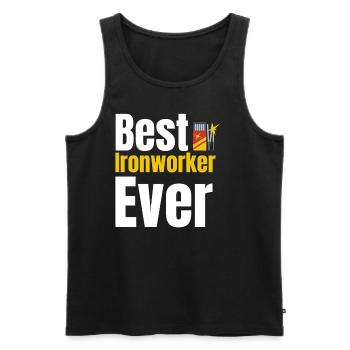 Bester Hüttenarbeiter Aller Zeiten Schweißer - Männer Premium Bio Tank Top - Schwarz - Vorne - Michal (187cm)