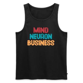 Ich Bin Ein Gehirnarzt Und Ich Liebe Es Lustig - Männer Premium Bio Tank Top - Schwarz - Vorne - AI Model Male 178 light (178cm)