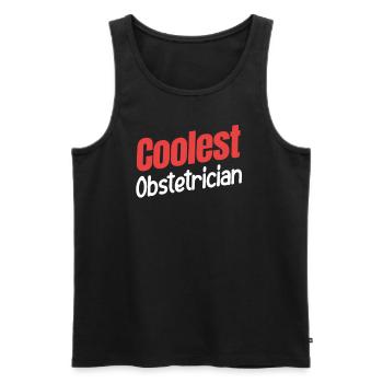 Coolster Geburtshelfer Geburtshelfer Gynäkologe - Männer Premium Bio Tank Top - Schwarz - Vorne - Michal (187cm)