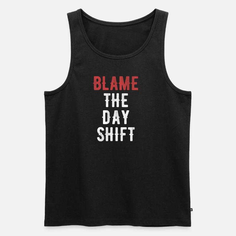 Schuld Daran Ist Das - Männer Premium Bio Tank Top - Schwarz