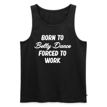 Arabische Mädchen, Die Zum Bauchtanz Geboren - Männer Premium Bio Tank Top - Schwarz - Vorne - AI Model Male 178 light (178cm)