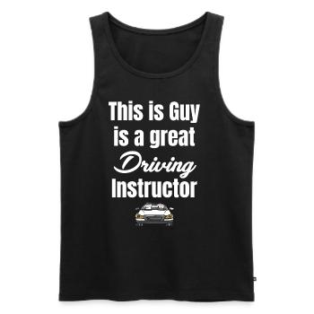 Dieser Typ Ist Ein Großartiger - Männer Premium Bio Tank Top - Schwarz - Vorne - AI Model Male 178 light (178cm)